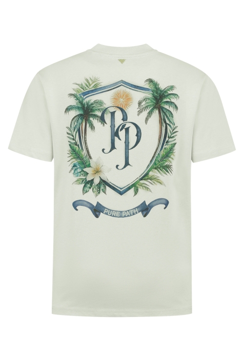 Pure Path tropical crest t-shirt